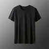 Séchage rapide respirant maille été hommes T-shirt glace soie à manches courtes ample grande taille haut de sport tendance Cool hommes garçon 210629