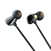 Earphones Ceramic In-Ear Headphones For Samsung Android Apple Mobile Phones Wired Earbud Bass Music Earplugs Intelligent Noise Reduction Sports Play Game Headset