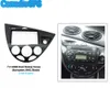 Fascia nera per autoradio doppio Din per Ford Fiesta Focus 2006, kit cruscotto destro europeo, cornice del pannello di styling