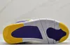 4 NRG Raptors Mens Basketball Shoes 4S White Purple Yellow Womens Outdoor T