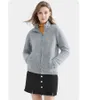 Fashion-Women Solid Jacket Zipper Pocket Thick Sweatshirt Kangaroo Long Sleeve Warm Soft Full Coat