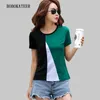 Bobokater camisetas موهير verano القطن تي شيرت المرأة الملابس زائد الحجم t-shirt امرأة بلايز الصيف قمم تي شيرت فام 210302