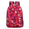 Outdoor -Taschen farbenfrohe Rucksack -Schulbag mit großer Kapazität Aufbewahrung für Schulcampinggeräte Multifunktional