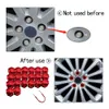Auto Styling 20Pcs Abs Trim Band Wiel Moer Bout Bescherming Caps 19Mm Anti-Roest Covers auto-onderdelen Universele
