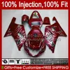 Injection Mold For SUZUKI GSXR750 K1 GSXR 600 750 CC 2001 2002 2003 Bodys 37No.82 GSXR600 GSXR-750 GSXR-600 01-03 600CC 750CC GSX-R750 01 02 03 OEM Fairing wine red stock