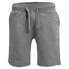 Men's Shorts Fleece Sweat Casual Solid Color Cotton Jogger