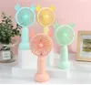 Handle Mini USB Gadgets Portable 5V Rechargable Fan for Student and Office With Gift Box ZZA6620