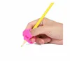 1-3finger pen holder Children Writing Pencil Pen Holder Kids Learning Practise Silicone write Aid Posture Correction Device for Students T10I121