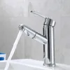 Cold And Single-hole Basin Faucet Black Pull