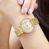 Shell diviling timepiece luksusowy 18k złote diamenty zegarki biżuteria bransoletka Zegarek damski zegarek dla kobiet