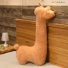 Cute Alpaca Plush Toy Japanese Sleep Pillow Soft Stuffed Sheep Llama Animal Cushion Dolls Home Bed Decor Gift 210728
