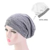 Unisex Winter Warme Ski Schlafmütze Baggy Beanie Satin Gefüttert Nacht Schlaf Kappe Haarpflege Motorhaube Haarausfall Frauen Männer Pullover Hut