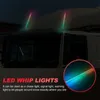 Faróis de carro 60 cm 24 V LED chicote luzes caminhão correndo streamer luz antena lâmpada