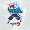 Chaveiros Anime Figura Kisatsutai Tomioka Giyuu Kimetsu No Yaiba Suporte acrílico Modelo Placa Decoração de mesa Fãs Gift3407957