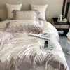 Bedding Sets Elegant French Lace Princess Embroidery Set 100S Egyptian Cotton Quilt/Duvet Cover Bed Linens Pillow Cases Bedspread