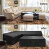 12 sizes Garden Rattan Corner Furniture Cover Outdoor V Shape L Patio Waterproof Sofa Protective Set 210723