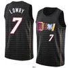 Kyle 7 Lowry Jersey Tyler 14 Herro Jimmy 22 Butler Dwyane 3 Wade Miam i 2022 Heat Men Koszulki do koszykówki Duncan 55 Robinson Bam 13 Adebayo Czarny Różowy Niebieski Biały