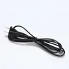 Laddare Ac Power Cords Line Wire Erhållet Nätkabel 1,5m 5 fot För PlayStation Laptop 2 Prong US EU-kontakt