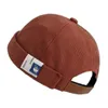 Ball Caps rétro Couleur solide Boneie Docker Cuff Roulé Brimless Étiquette Hip Hop Skull Hat xx9d4584099
