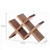 Bordsskiva vinställ nordiskt gitter trä lagringshållare dekorativ trä flaska vila rack stång tillbehör prydnad hantverk möbler6579504