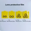 Film 3D Film Hartowany szklany ekran ochraniacza Pełna okładka dla iPhone'a 15 14 13 12 Pro Max Mini 11 Camera Lens Glass z pakietem detalicznym
