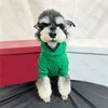 Grüner Pullover Haustier Hund Bekleidung Designer Haustiere Sweatshirt Hoodie Tops Lässige Teddy Hunde Pullover Kleidung