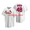 Maillot Hommes Femmes Jeunesse # 4 Yadier Molina 46 Paul Goldschmidt 11 Paul DeJong Personnalisé Blanc