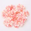 Симулятор Hydrangea Head Multi-Color Diy Белый Розовый Бежевый Искусственный Гортензия для Свадебных арки Цветочная Стена Стены и Ряд