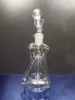 Hourglass bong recycler water pipe high quality oil rigs two function oil burner 14.4mm joint sestshop
