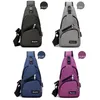 Outdoor Bags USB Design Sling Bag Large Capacity Sports Men Women Couple Chest Selling Crossbody Travel Hiking1947661