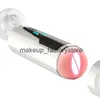 Massage Penis Sucking Strong Vibrator Electric Male Masturbator Cup Vibrator Real 4D Artificial Vagina Pussy Sex Machine Sextoys F5546886