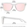 Mode gepolariseerde zonnebril 2021 Mirror Square Women Retro Driver's Anti-Glare Zonnebril voor mannen