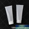 Leeg 100G Cosmetische Squeeze Fles Plastic Vrouwen Buis Gezicht Aloe Cream Travel Packaging Container Flip Cap GRATIS