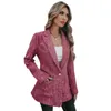 Kvinnors kostymer Kvinnor blazrar Kvinnor Casual Suit Coat Female Temperament Jacket High Street skr￤ddarsydd f￶r dam