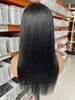 Peruvian Machine Made Straight Human Hair Wigs With Bangs 150% Remy Hair Glueless Wig For Women