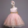 Mädchenkleider Kleinkind Baby Mädchen Tutu Prinzessin Kleid Pailletten Schleife Kleider 1. Geburtstag Hochzeit Party Blush Pink