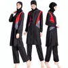 Zwemkleding Drozeno Moslim Swimsuit Girl Long-Sleeveved vrouwen paar broeken lange-sla