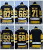 2023 Winter Classic 87 Sidney Crosby hockeyshirts 71 Evgeni Malkin 59 Jake Guentzel 58 Kris Letang 66 Lemieux 21/22 Alternate Black Stitched Reverse Retro 2.0 shirts