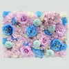 Dekorative Blumenkränze, 40 x 60 cm, künstliche Blumenwand, Hochzeitsdekoration, Pfingstrose, Rose, gefälschte Hortensienplatten, Weihnachten
