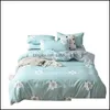 Bedding Sets Supplies Home Textiles & Garden 2021 Fashion Leopard Cotton Quilt Duvet Er Set Pillow Shams Bed Sheet Comfortable Winter Thicke