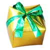 Parti Soyunma Hediye Kutusu Küp Alüminyum Folyo Helyum Balon Doğum Günü Noel Düğün Hediyeleri Kutuları Dekorasyon Balonlar