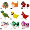 Walking Pet Balloon Party Supply Animal Helium Aluminium Film Cartoon Balloons Multicolor Lovely Forest Animal Födelsedagbröllop