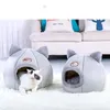 Tenda per gatti morbida e calda, con cuscino rimovibile, per dormire in inverno, per animali domestici, nido per gatti, prodotti Y200330 748 K2