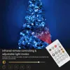 DreamColor String Light WiFi Control Muzyka Synchronizacja LED Festoon Fairy Lampa Garland Do Home Boże Narodzenie Rok Dekoracji Oświetlenie 211104