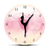Menina Decoração Decoração Ballet Princesa Rosa Relógio Relógio Relógio De Parede Relógio De Parede Relógio Relógio Relógio Relógio Relógio