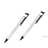 Newsublimation Metal Długopisy aluminiowe Puste Długopis Custom Rod Transfer termiczny Kreatywny Osobowości Pióro Ballpoint Z Wrap RRD12526