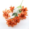 Fake Flower Autumn Dahlia (7 Stem/Piece) 24" Length Simulation Peony for Home Decorative Artificial Flowers