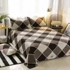 Bedding Sets Four-piece Duvet Cover Bed Sheet Home Textile And Solid Color Gray Bedspread Thickened Brushed Lattice