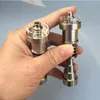 Universal Titanium Nail Joint 6 IN 1 Domeless Bag Suit Male and Female Grade 2 GR2 Oil Rig Nails With Quartz Bowl for Glass Bong Hookah