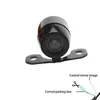Telecamere per retromarcia per auto sensori di parcheggio telecamera impermeabile Backup inverso anteriore Mini visione notturna CCD da 170 gradi 12V
